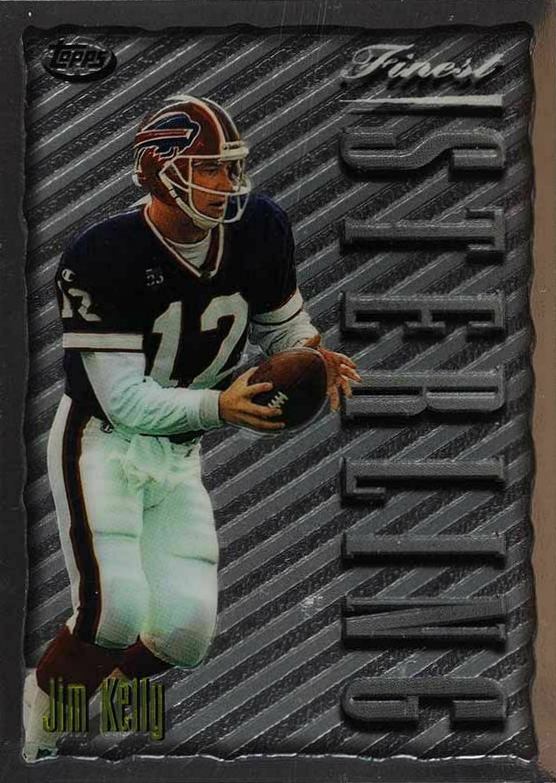 1996 Finest Jim Kelly #287 Football Card