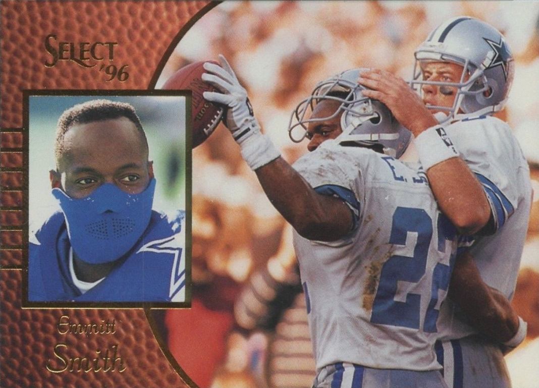 1996 Select Emmitt Smith #37 Football Card
