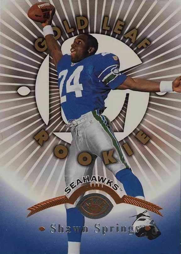 1997 Leaf Shawn Springs #181 Football Card