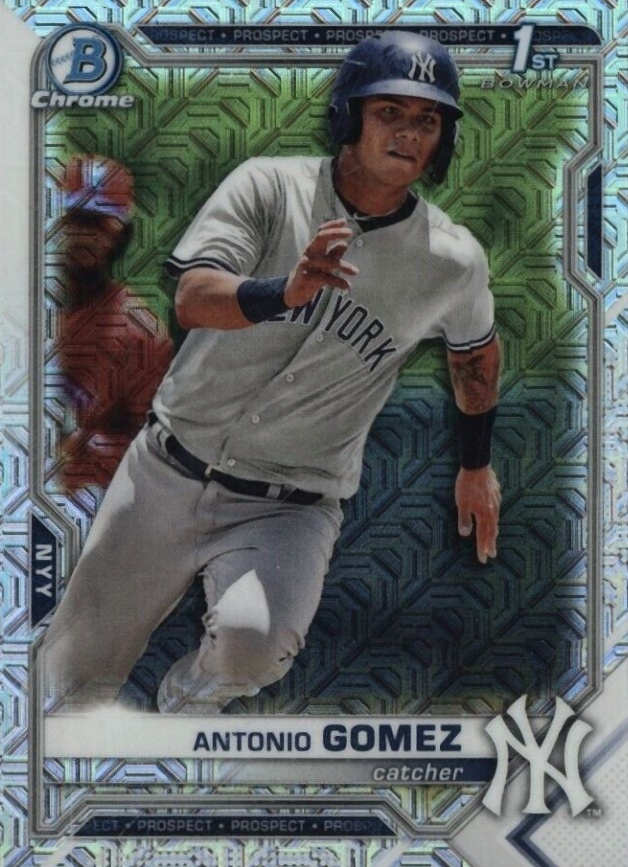 2021 Bowman Mega Box Chrome Antonio Gomez #BCP82 Baseball Card