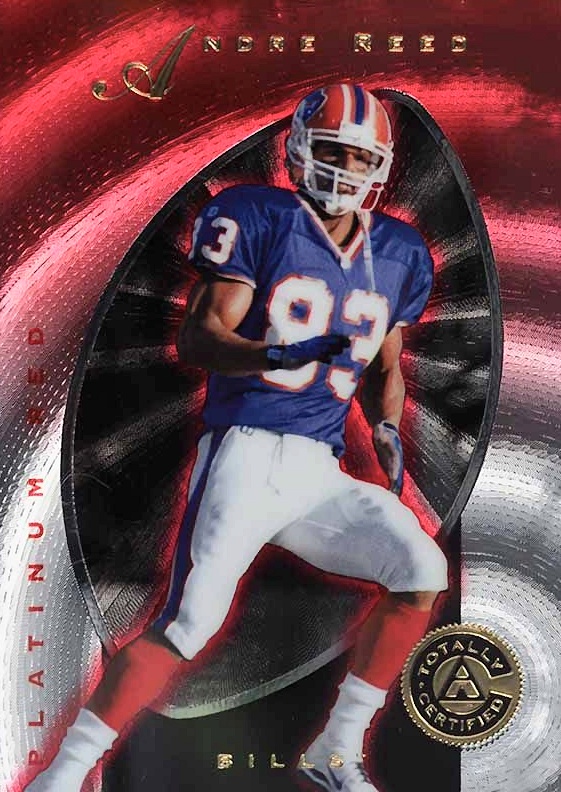 1997 Pinnacle Totally Certified Andre Reed #79 Football Card