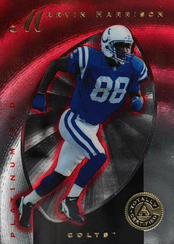 1997 Pinnacle Totally Certified Marvin Harrison #109 Football Card