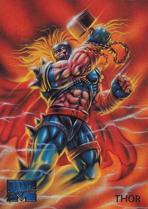1995 Marvel Masterpieces Thor #104 Non-Sports Card