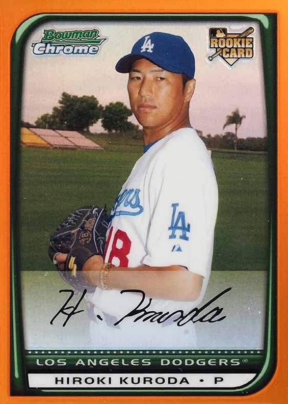 2008 Bowman Chrome Hiroki Kuroda #202 Baseball Card