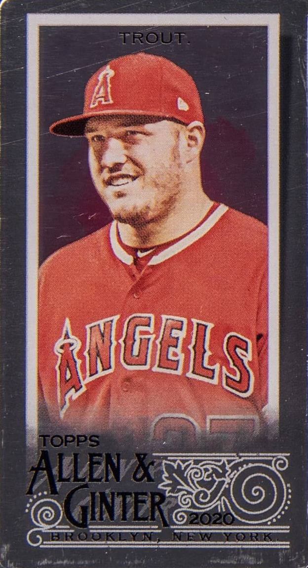 2020 Topps Allen & Ginter Mike Trout #352 Baseball Card