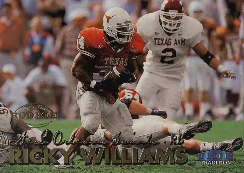 1999 Fleer Tradition Ricky Williams #297 Football Card