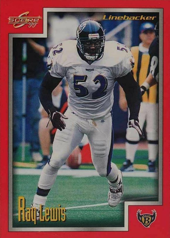 1999 Score Ray Lewis #142 Football Card