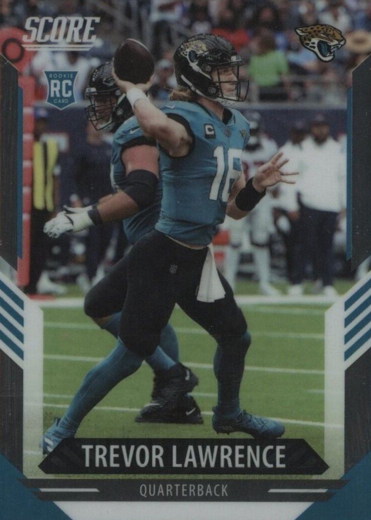 2021 Panini Chronicles Score Update Rookies Trevor Lawrence #401 Football Card