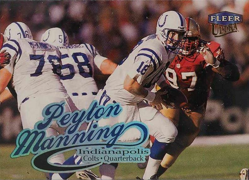 1999 Ultra Peyton Manning #15 Football Card