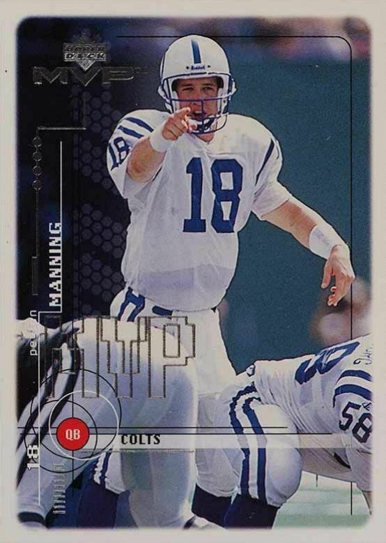 1999 Upper Deck MVP Peyton Manning #79 Football Card