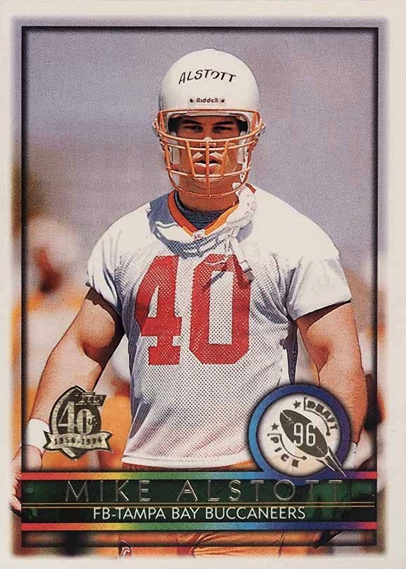 1996 Topps Mike Alstott #419 Football Card
