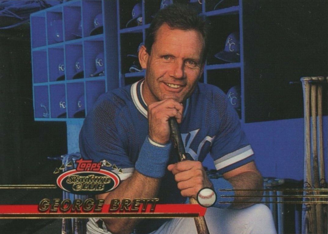 1993 Stadium Club George Brett #424 Baseball Card