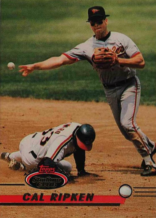 1993 Stadium Club Cal Ripken Jr. #40 Baseball Card