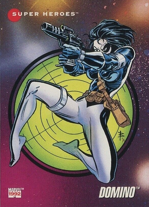 1992 Marvel Universe Domino #19 Non-Sports Card