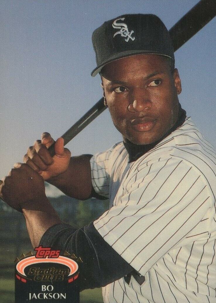 1992 Stadium Club Bo Jackson #654 Baseball Card