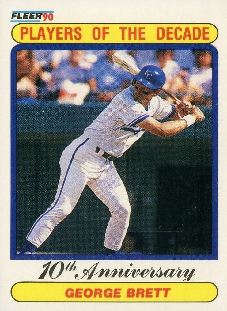 1990 Fleer George Brett #621 Baseball Card