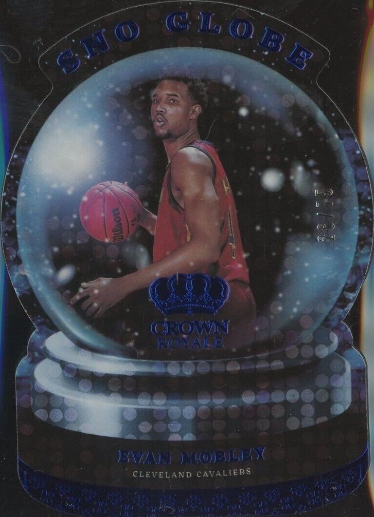 2021 Panini Crown Royale Sno Globe Evan Mobley #29 Basketball Card