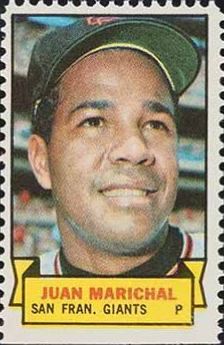 1969 Topps Stamps Juan Marichal # Baseball Card