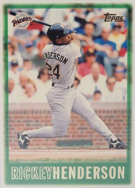 1997 Topps Rickey Henderson #96 Baseball Card