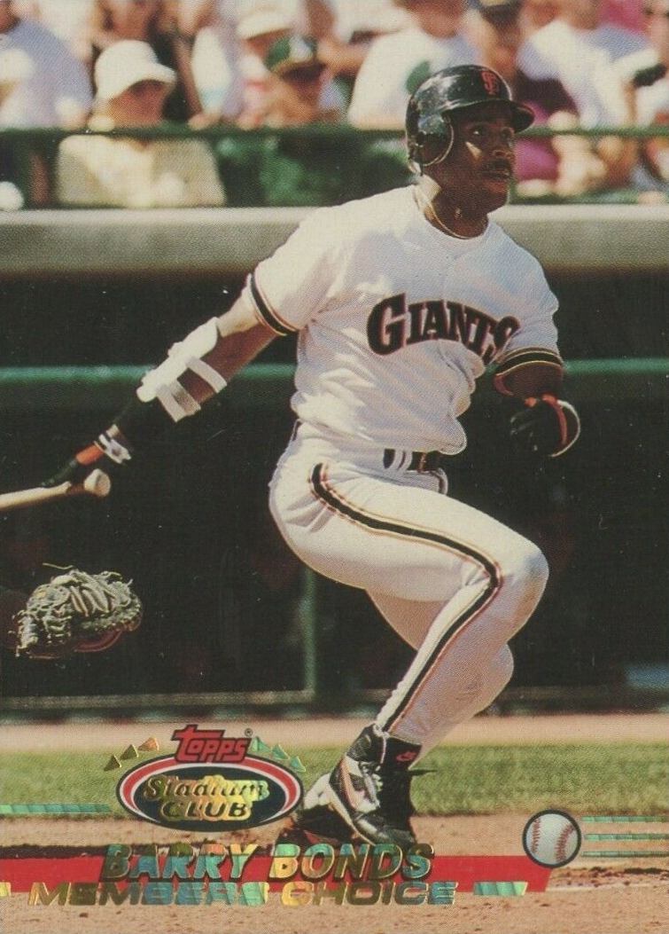 1993 Stadium Club Barry Bonds #747 Baseball Card