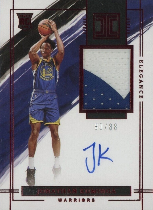 2021 Panini Impeccable Jonathan Kuminga #107 Basketball Card