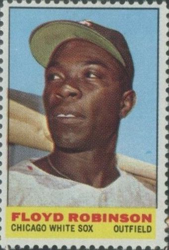 1964 Bazooka Stamps Floyd Robinson # Baseball Card