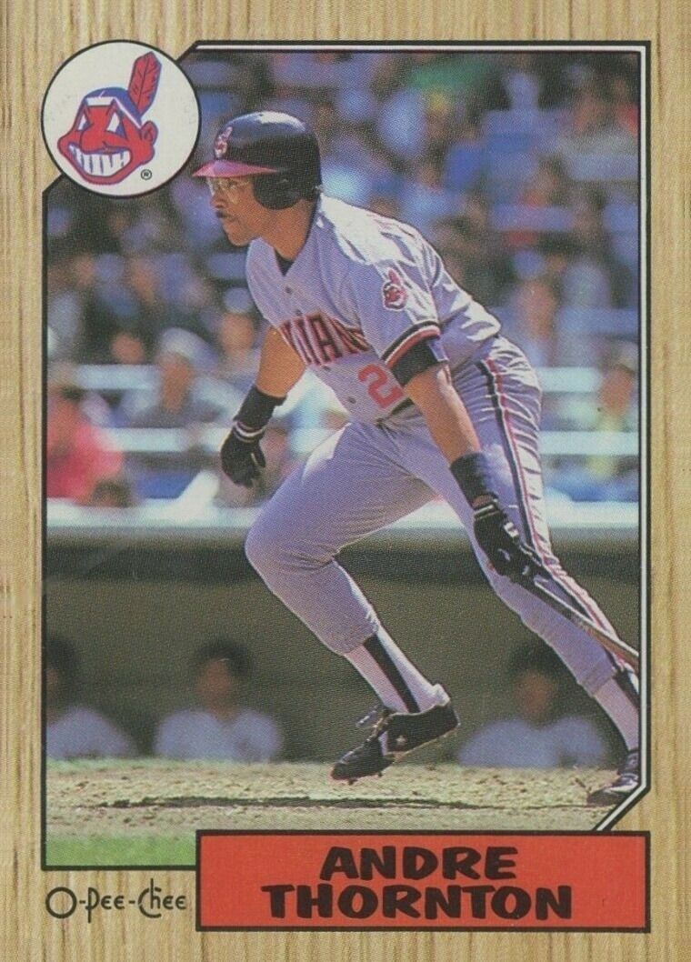 1987 O-Pee-Chee Andre Thornton #327 Baseball Card
