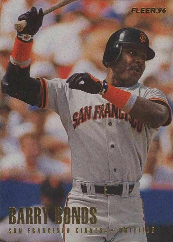 1996 Fleer Barry Bonds #583 Baseball Card