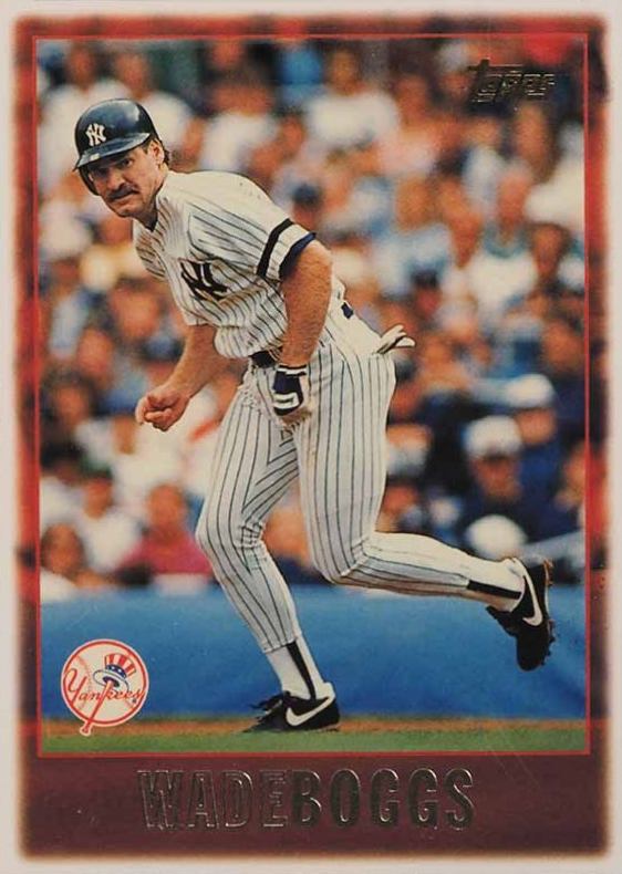 1997 Topps Wade Boggs #8 Baseball Card