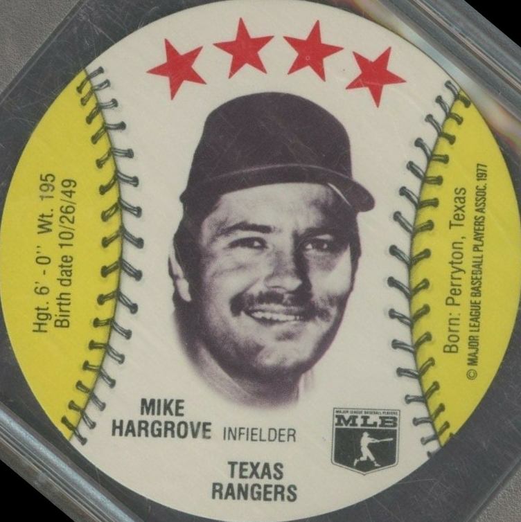 1977 Detroit Caesars Discs Mike Hargrove # Baseball Card