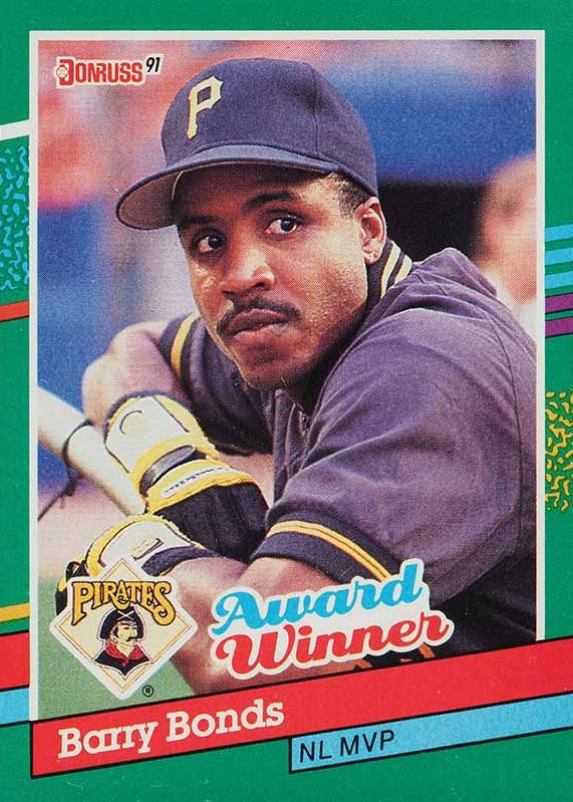1991 Donruss Barry Bonds #762 Baseball Card