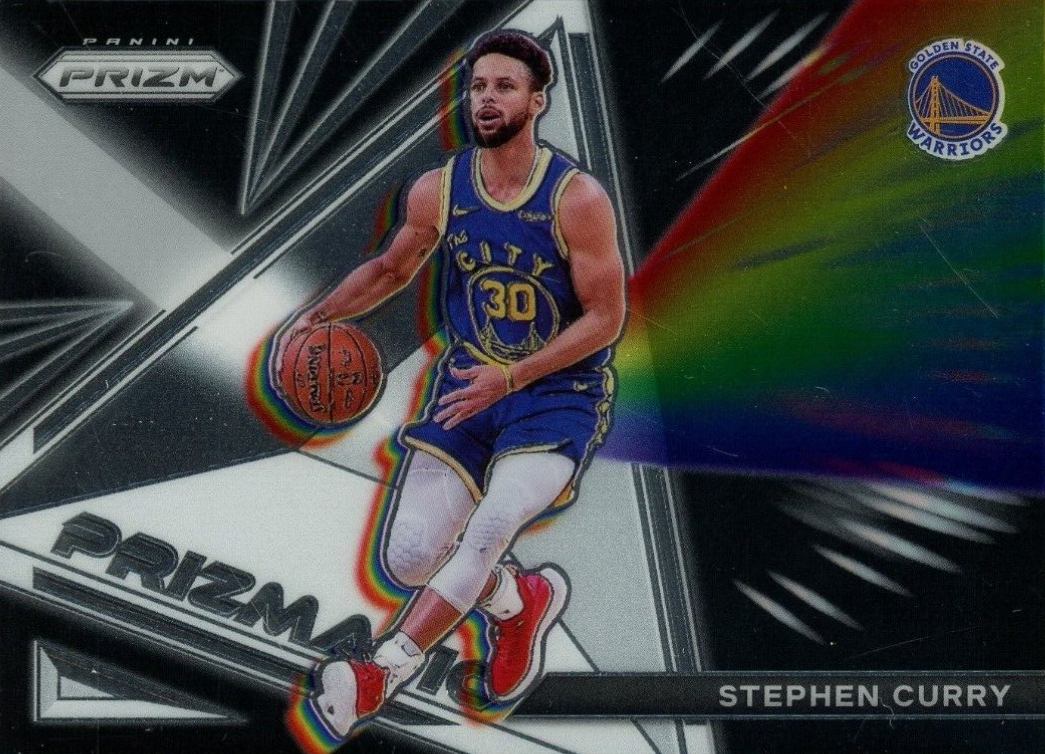 2021 Panini Prizm Prizmatic Stephen Curry #26 Basketball Card
