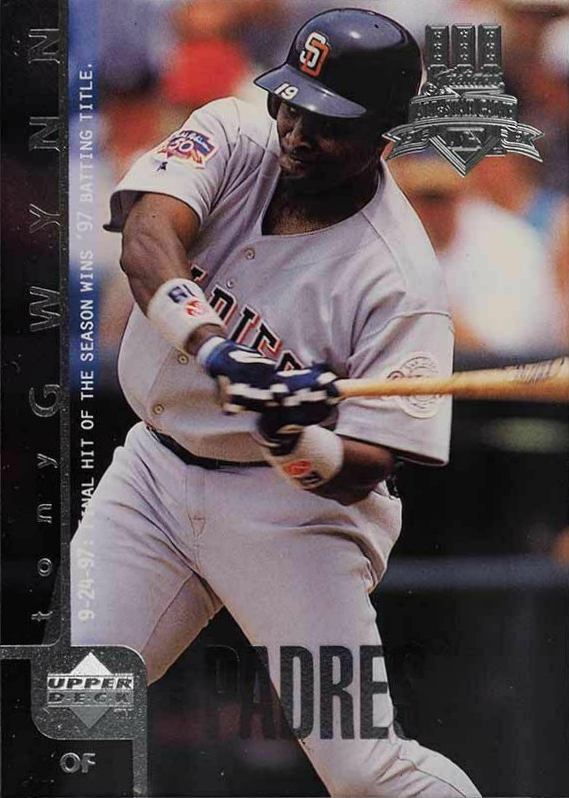 1998 Upper Deck Tony Gwynn #500 Baseball Card