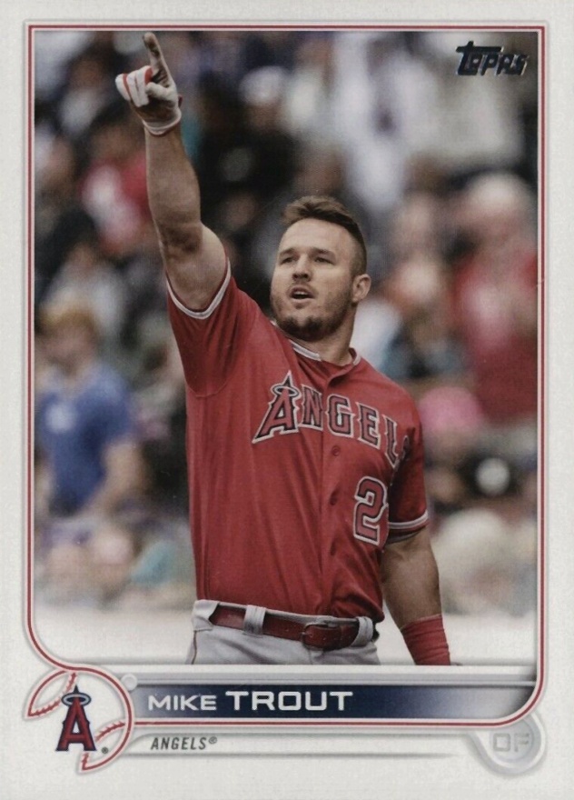 2022 Topps Update Mike Trout #US175 Baseball Card