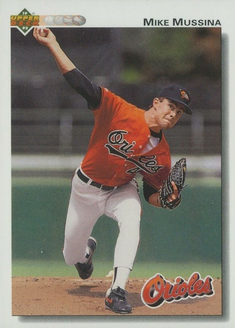 1992 Upper Deck Mike Mussina #675 Baseball Card