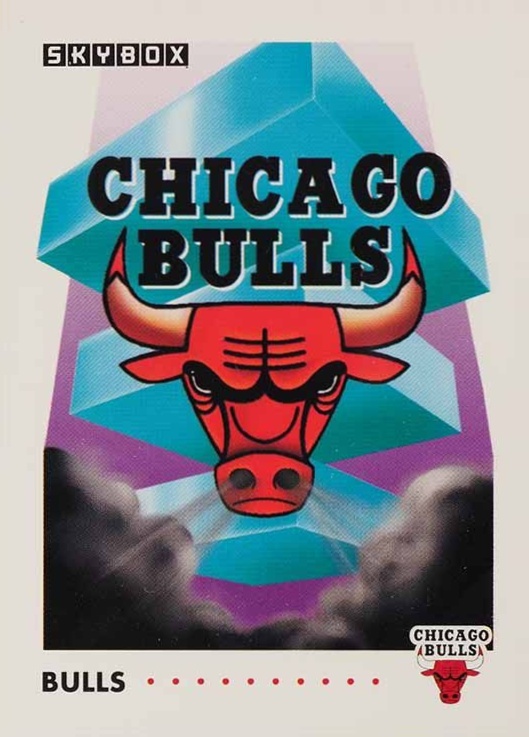 1991 Skybox Chicago Bulls #354 Basketball Card