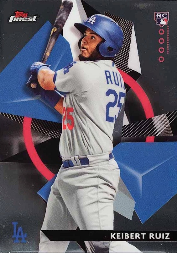 2021 Topps Finest Finest Rookies Design Variation Keibert Ruiz #FRDKR Baseball Card
