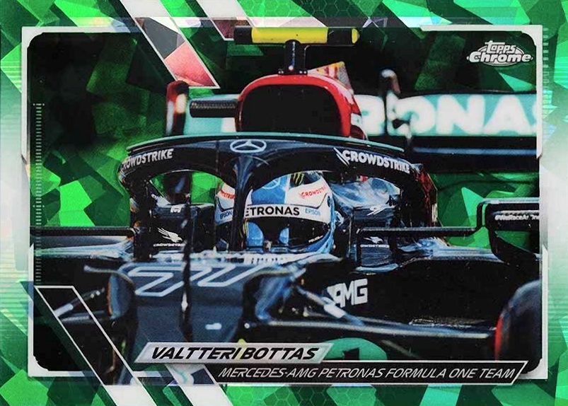 2021  Topps Chrome Formula 1 Sapphire Edition Valtteri Bottas #2 Other Sports Card