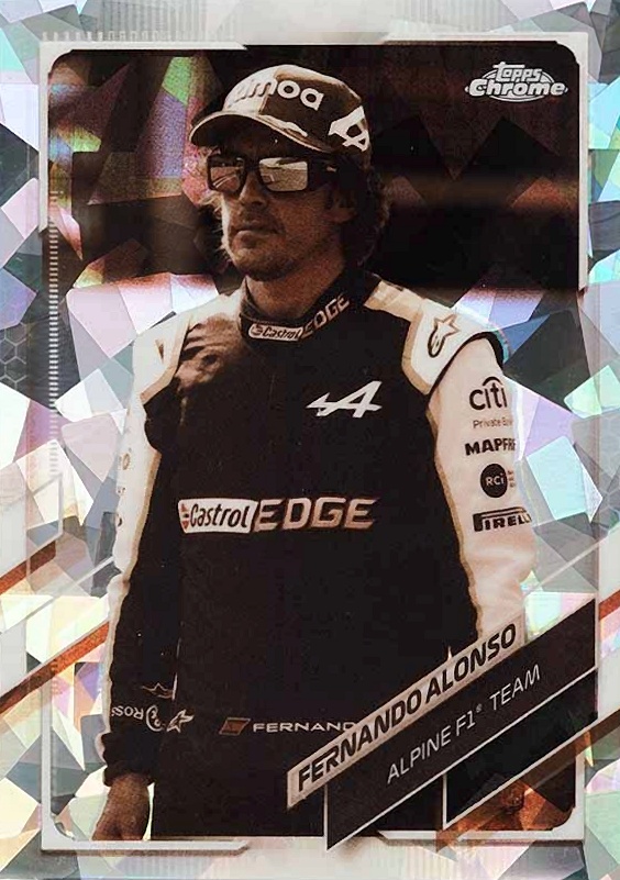 2021  Topps Chrome Formula 1 Sapphire Edition Fernando Alonso #38 Other Sports Card
