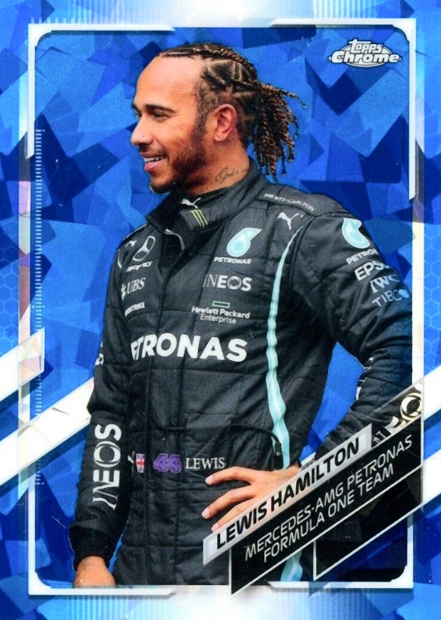 2021  Topps Chrome Formula 1 Sapphire Edition Lewis Hamilton #40 Other Sports Card