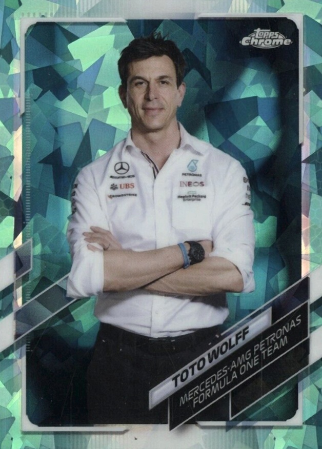 2021  Topps Chrome Formula 1 Sapphire Edition Toto Wolff #81 Other Sports Card
