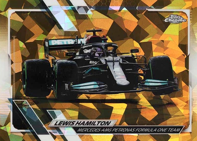 2021  Topps Chrome Formula 1 Sapphire Edition Lewis Hamilton #96 Other Sports Card