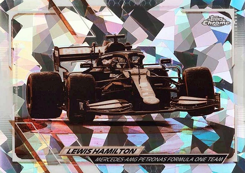 2021  Topps Chrome Formula 1 Sapphire Edition Lewis Hamilton #96 Other Sports Card