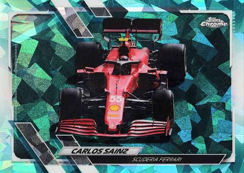 2021  Topps Chrome Formula 1 Sapphire Edition Carlos Sainz #107 Other Sports Card