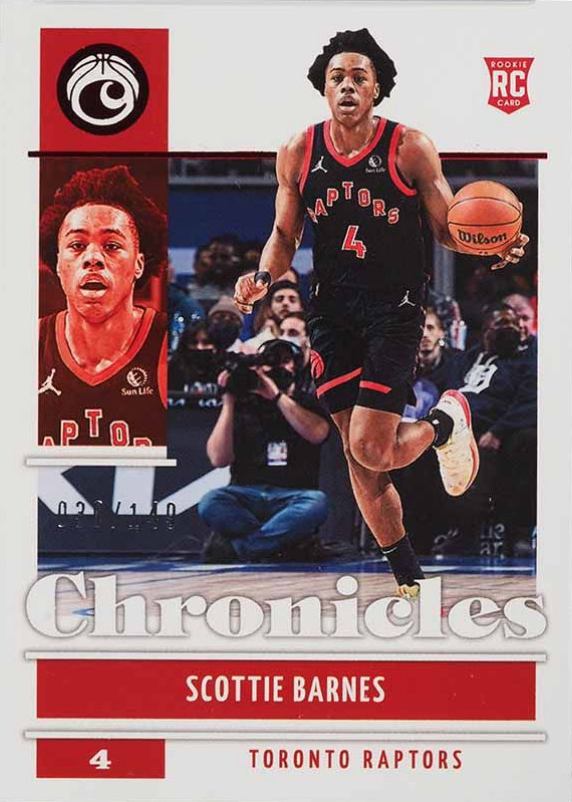 2021 Panini Chronicles Scottie Barnes #47 Basketball Card