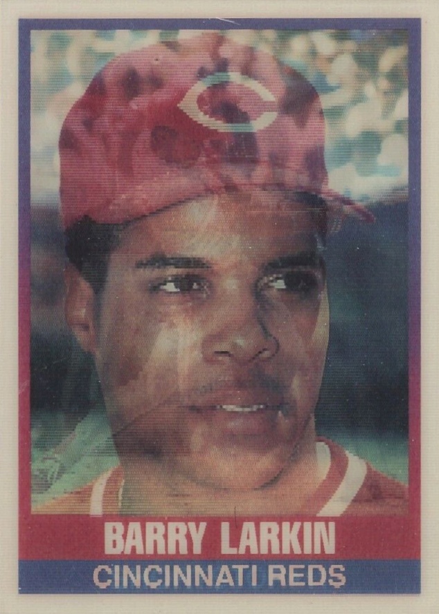 1989 Sportflics Barry Larkin #136 Baseball Card