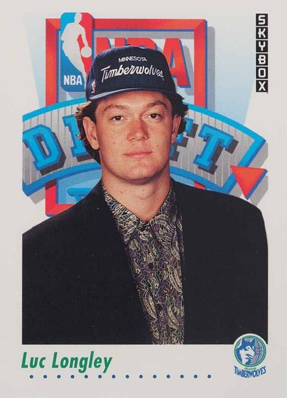 1991 Skybox Luc Longley #519 Basketball Card