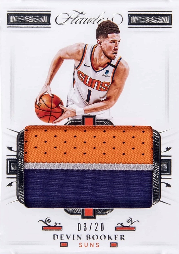 2020 Panini Flawless Patches Devin Booker #PTDBK Basketball Card