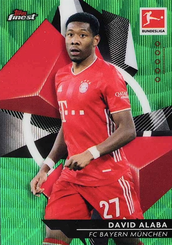2020 Topps Finest Bundesliga David Alaba #83 Soccer Card