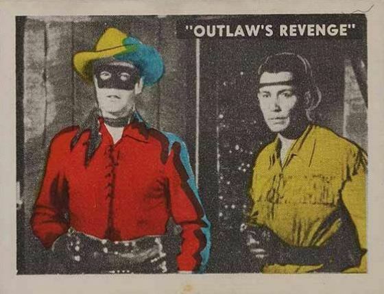 1950 W536-2 Lone Ranger Perforated Pointed Guns #4 Non-Sports Card